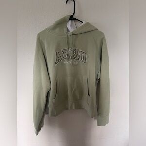 vintage light green aeropostale hoodie y2k